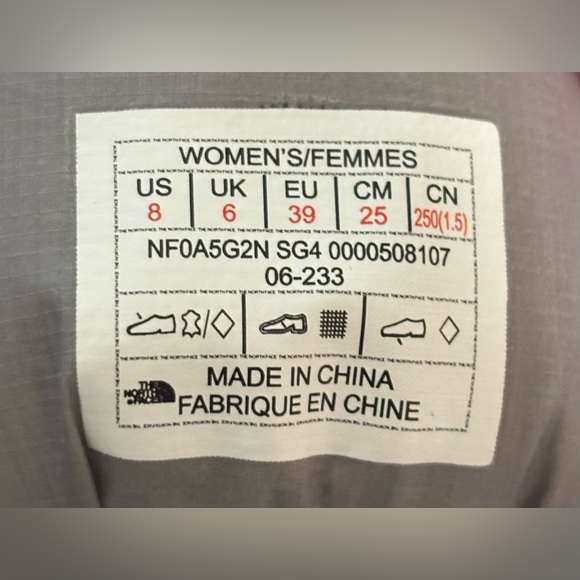 THE NORTH FACE Shellista IV Grey Fur Insulated Waterproof Winter Boots Size 8 - Picture 5 of 5